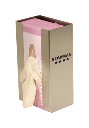 BOWMAN STAINLESS STEEL GLOVE DISPENSER