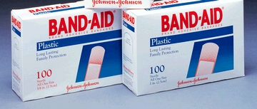 J&J BAND-AID PLASTIC ADHESIVE BANDAGES