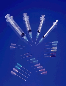 EXEL LUER SLIP SYRINGE WITH NEEDLE