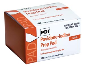 PDI POVIDONE IODINE PREP PADS