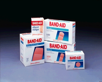 J&J BAND-AID SHEER STRIPS & SPOTS