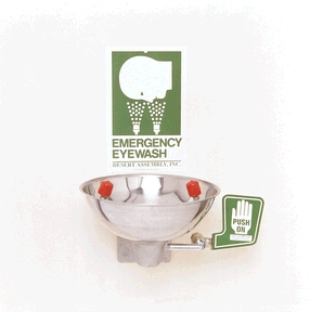 DESERT ASSEMBLY OPTI-KLENS WALL MOUNTED EYEWASH