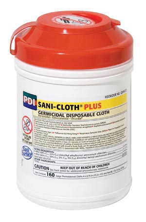 PDI SANI-CLOTH PLUS DISINFECTANT/CLEANER CLOTH
