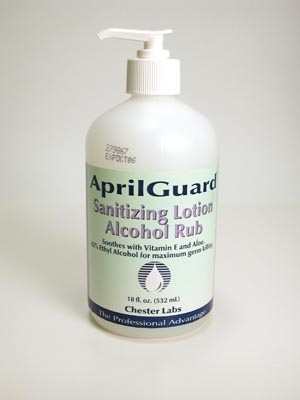 CHESTER LABS APRILGUARD SANITIZING LOTION RUB