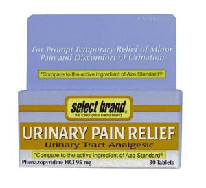 SAJ SELECT BRAND URINARY PAIN RELIEF