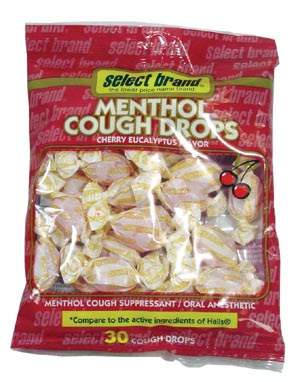 SAJ SELECT BRAND COUGH DROPS