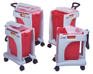 BD SHARPS COLLECTOR TROLLEYS